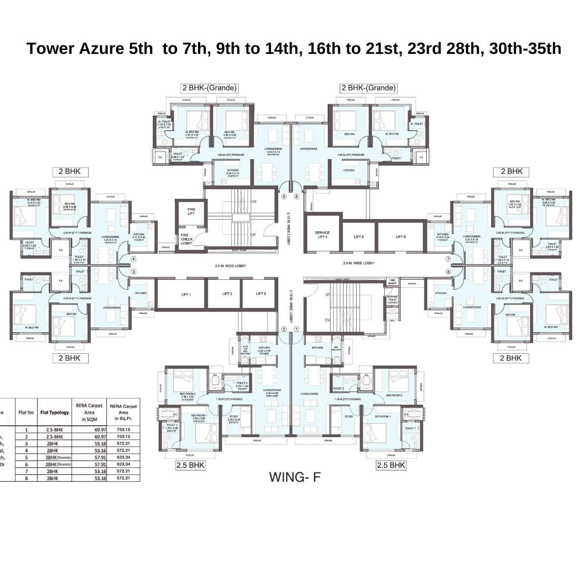 Wadhwa-Atmosphere-Floor-Plan-Tower-Azure-5h-to-7th,9th-to-14th,16th-to-21st,23rd-28th,30th-35th